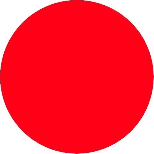 Turns are marked in red and are placed on the side the turn is.